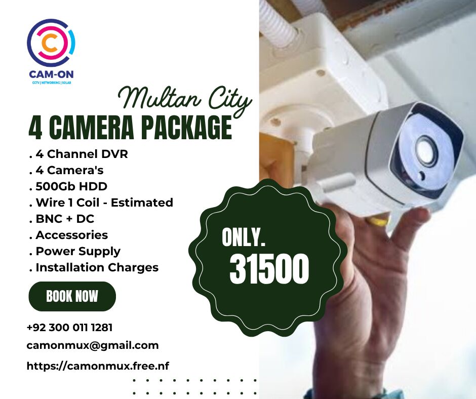 CamOn - CCTV &amp; Networking Service Multan