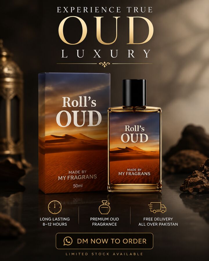 Rolls Oud - Premium Long Lasting Perfume
