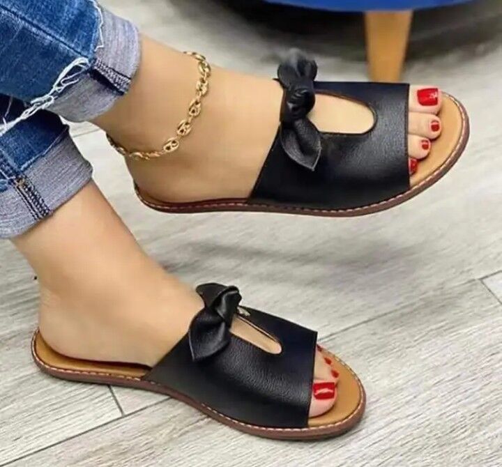 Cute Butterfly-Knot Flats Casual Sandals