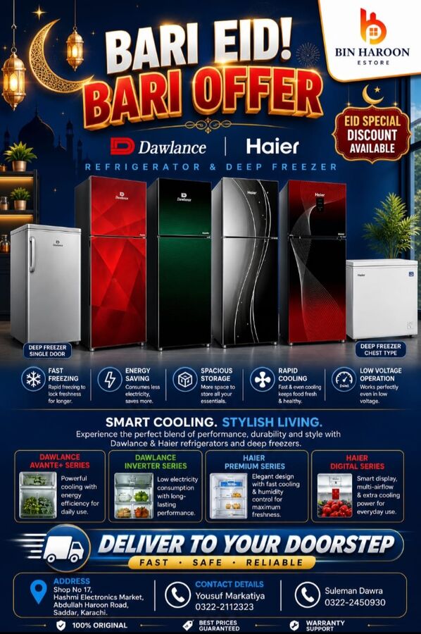 Refrigerator &amp; Deep Freezer