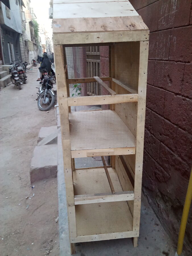 Wooden cages