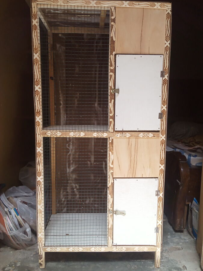 Cages for birds and hen