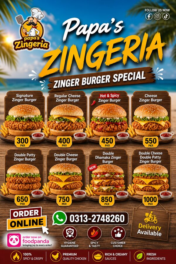Papa's Zingeria Fast Food