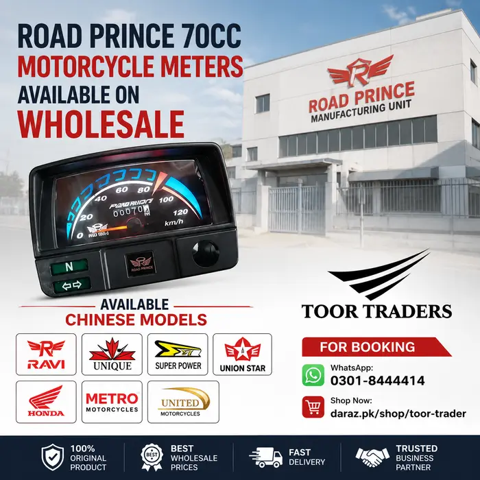 LED Glow and Simple meters for Road Prince 70  Order today