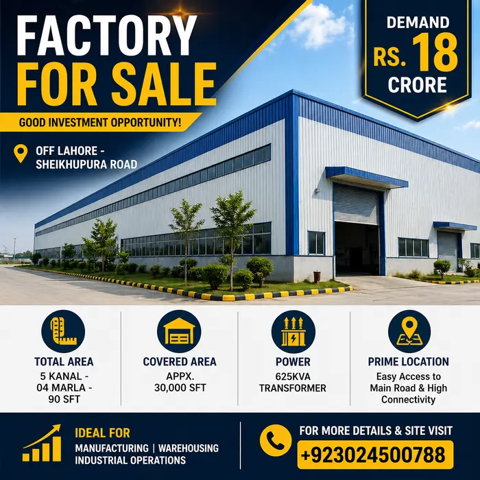Factory For Sale