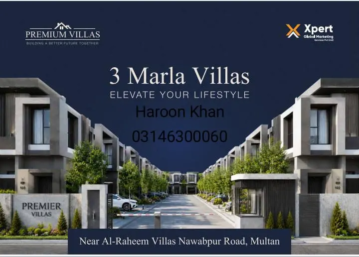 3 marla double story house for sale on 30 month installment plan