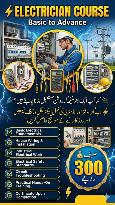 Electrician course beginners to advance