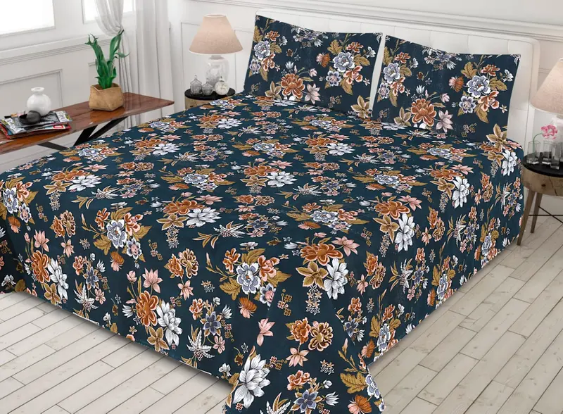 Fully Stitch Bed Sheet &amp; Pillows