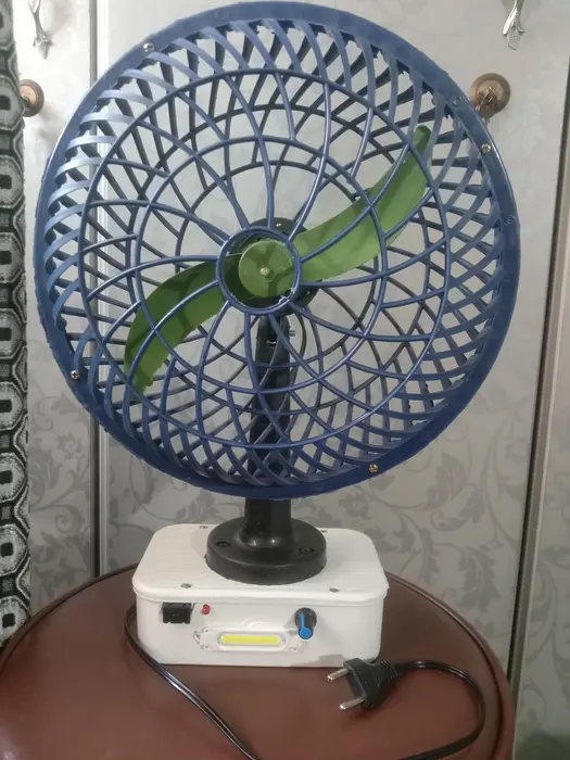 Rechargeable AC DC Fan with Lithium battery 3hours backup
