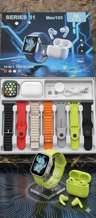 Smart watch with ear bud deal deal grab it just in 3850 cash on delive
