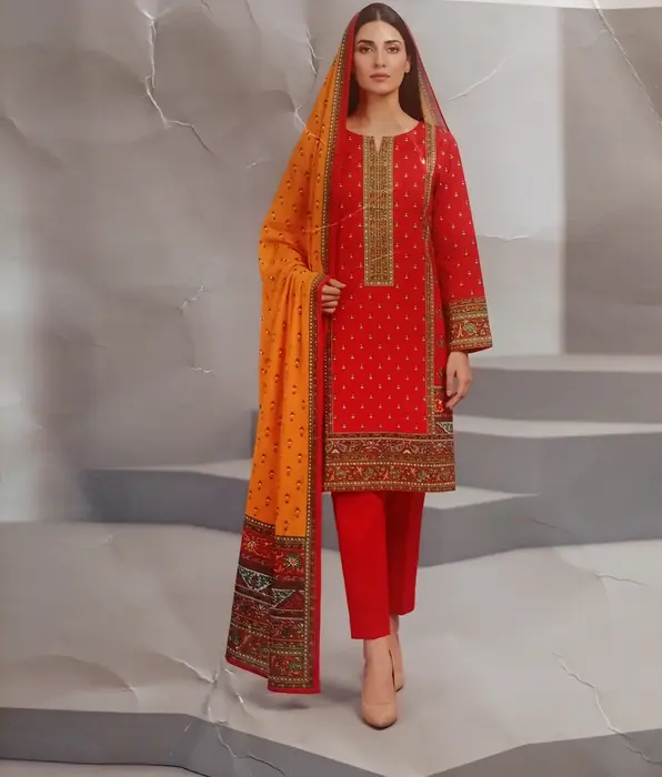 Unstitched Premium 3PC Lawn