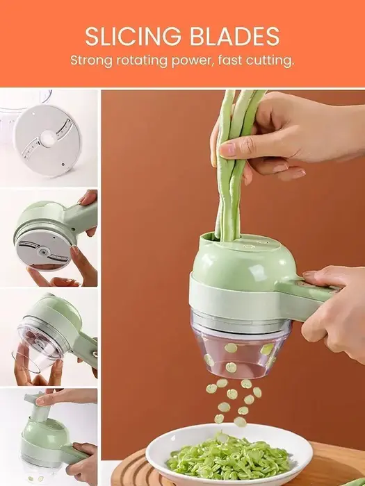 Rechargeable vegetable chopper