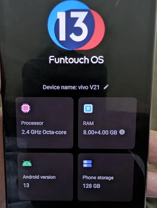 Vivo v21 4G