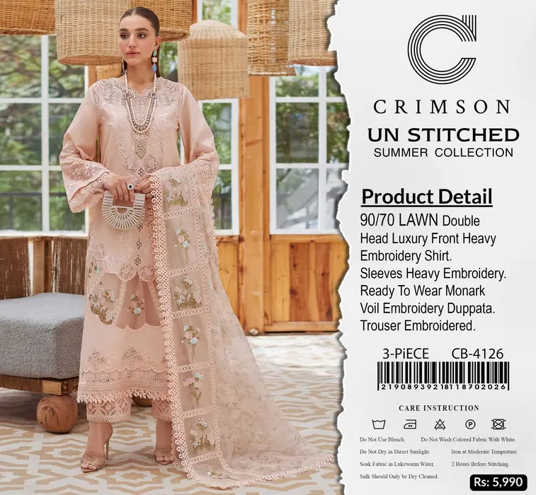 Neck Heavy Chiken-Kaari Boring  Embroidered + Front Full Heavy Chik