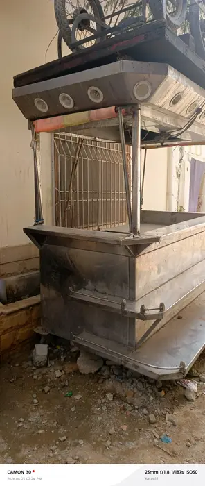 Urgent Sale Stainless Steel Food Cart Karachi