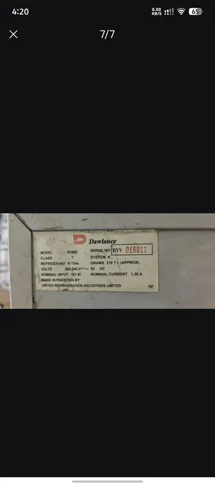 Dawlance Fridge