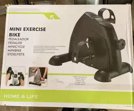 Portable Mini Cycle Bike Exercise Cycle With Digital Meter Compact Fit