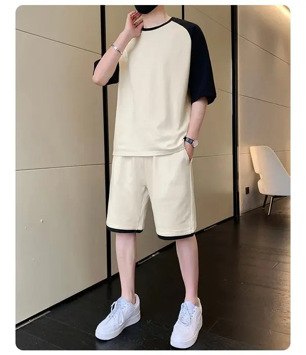 Men's Casual Summer Tracksuit Set T-Shirt &amp; Shorts