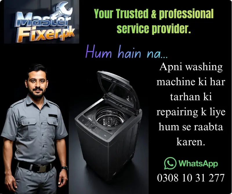 Automatic washing machine repairing.
