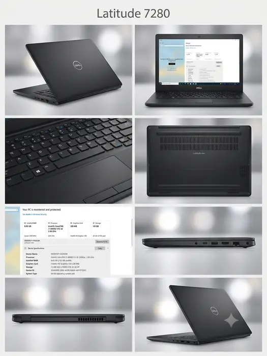 Dell Latitude 7280 8Gb ram Ssd 128 Gb 128 Mb Graphic card