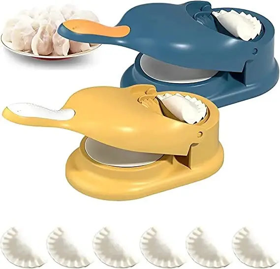 2-In-1 Manual Dumpling Maker &amp; Dough Press Machine |