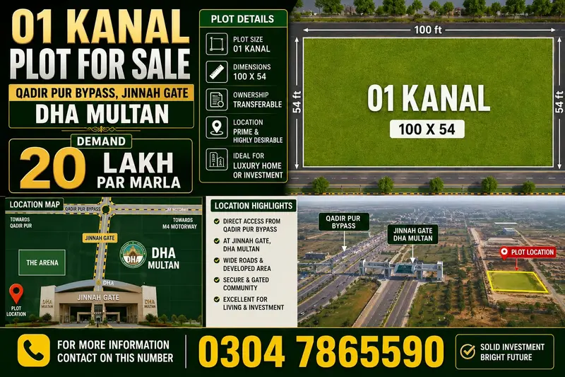 Aik kanal plot for sale