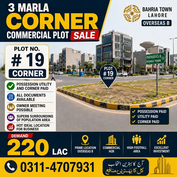 Commercial plot sale