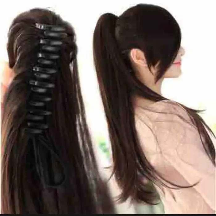 Premium Banana Clip Hair Extension - Long Ponytail (Free Delivery)