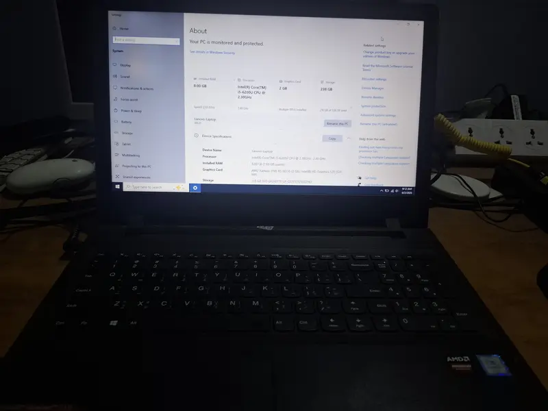 Lenovo Ideapad 110-15ISK 80UD [core i5 6th gen]