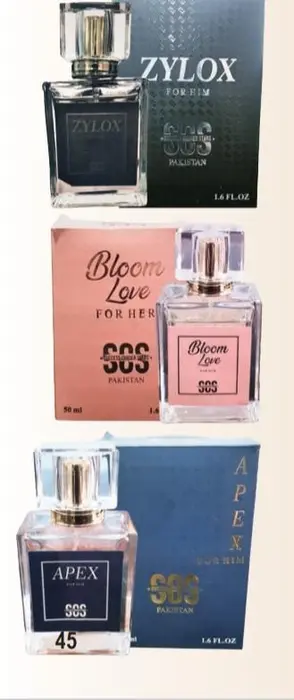 perfumes hand bags clothes hair care skin care items