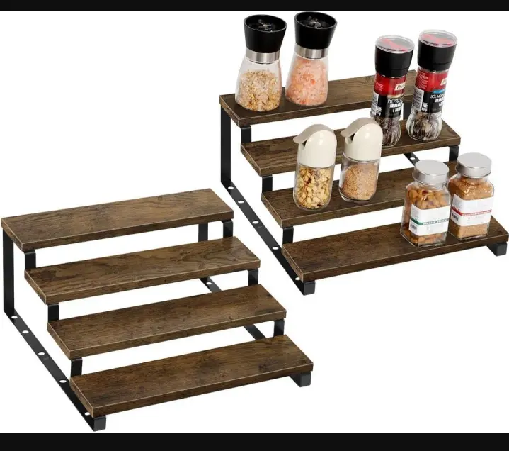 4 layered Wooden Kitchen rack