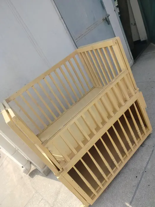 Baby wooden cart
