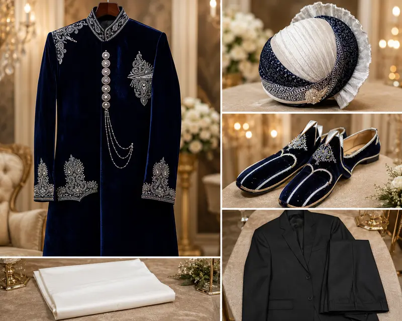 Wedding Sherwani &amp; Formal Coat Pant – Worn Once – Rs. 20,000