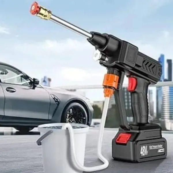 Automatic Cordless Car Wash Spray Gun 21V | High Pressure Portable Pre