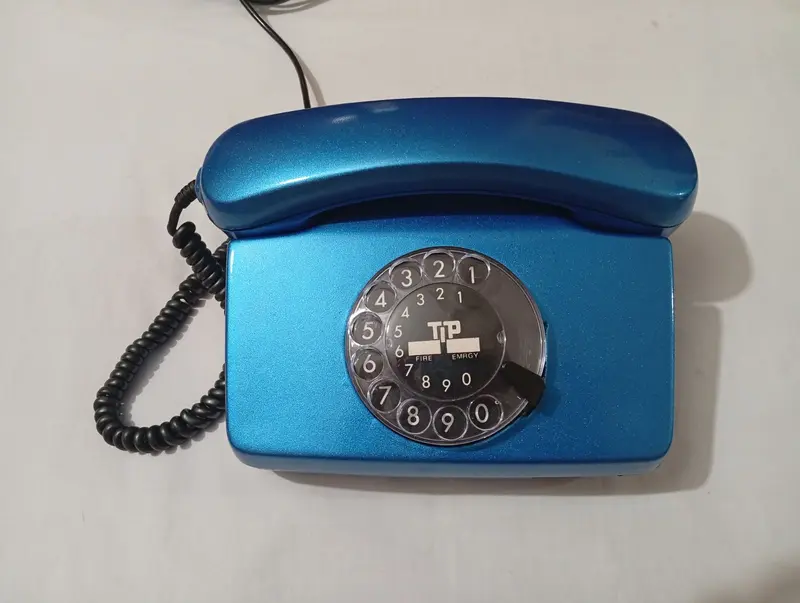 Antique classic vintage rotary old Dial telephone set