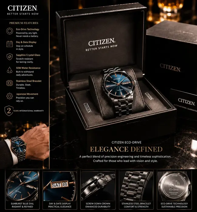 Citizens premium luxury watch