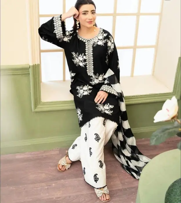 Lawn kurta and shalwar