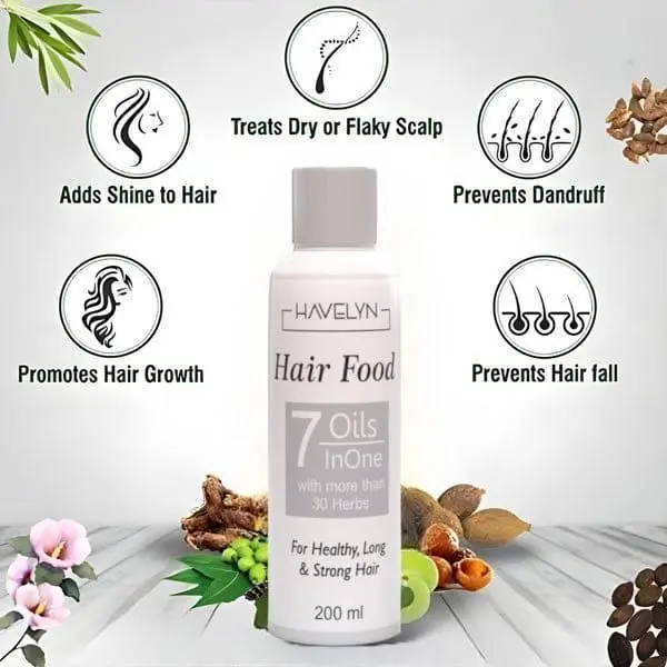 Havelyn Hair Food Oil 200ml for All Hair Types